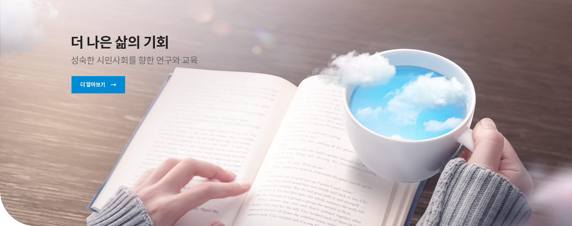 더 나은 삶의 기회
성숙한 시민사회를 향한 연구와 교육
[더 알아보기 →]